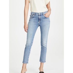 Agolde Toni Mid Rise Straight Jeans